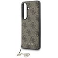 Guess puzdro 4G Classic Logo Charm MagSafe pre Samsung Galaxy S26 hnedá