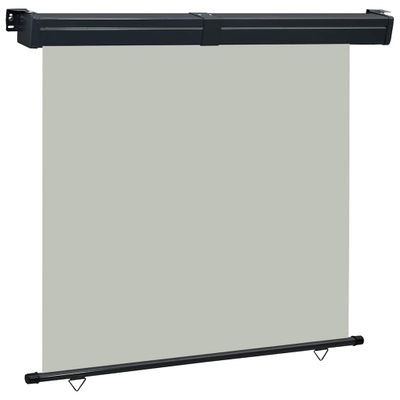 vidaXL Bočná markíza na balkón 170x250 cm sivá