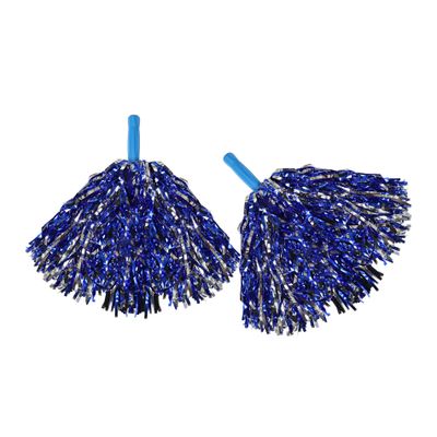 Pom-pom mávadlo modro-strieborné