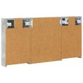 vidaXL Set kabinetov do kúpeľne 3 ks 100 x 10,5 x 50 cm