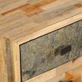 vidaXL Písací stôl z masívneho recyklovaného dreva, 110x50x76 cm