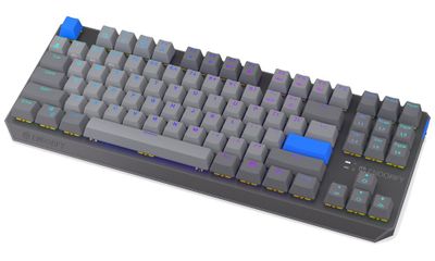 Endorfy mechanická klávesnice Thock V2 TKL / bezdrátová / ARGB /  yellow sw. / USB / US layout Klávesnice, herní, bezdrátová, mechanická, Endorfy Yellow, US layout, TKL, ARGB, hliníková konstrukce, Bluetooth, 2,4GHz, USB, še