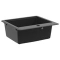 vidaXL Drez 80% Kvárc a 20% Živica 470 x 440 mm Čierna