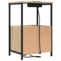 vidaXL Nočný stolík 2 ks Sonoma dub 40 x 31 x 60 cm Kompozitné drevo