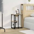 vidaXL Nočný stolík Sonoma dub 41,5 x 26 x 60,5 cm Kompozitné drevo
