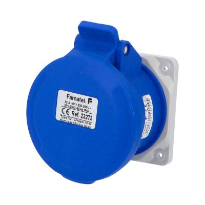 Zásuvka vstavaná 23273 IP44/230V/32A/3P 6h, priama - SpeedPRO