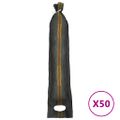 vidaXL Vrecia na piesok 50 ks tmavo zelené 103x25 cm HDPE