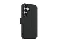 Puzdro s klopou pre mobilný telefón - s hliníkovým stojančekom - 100% recyklovaný polykarbonát, 35% recyklovaný polyuretán (PU), vegánska koža - pre Samsung Galaxy S25