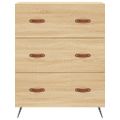 vidaXL Vysoká skrinka dub sonoma 69,5x34x180 cm spracované drevo