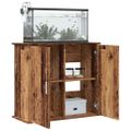 vidaXL Stojan na akvárium staré drevo 81x36x73 cm kompozitné drevo