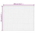 vidaXL Záťažová prikrývka bledokrémová 235x290 cm 11 kg látka