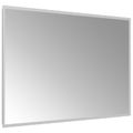 vidaXL Zrkadlo do kúpeľne s LED Priehľadná 90 x 60 cm tvrdené sklo