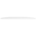 vidaXL Prídavné police 8 ks, lesklé biele 100x30x1,5 cm, drevotrieska