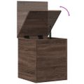 vidaXL Úložný box hnedý dub 40x42x46 cm kompozitné drevo