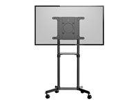 Mobile TV Stand w/ Casters (MBLTVSTNDEC) - Vozík - pre plochý panel - oceľ - veľkosť obrazovky: 37"-70"