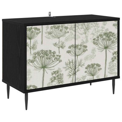 vidaXL TV skrinka GOTHA 69 x 33 x 50,5 cm Čierny dub Kompozitné drevo