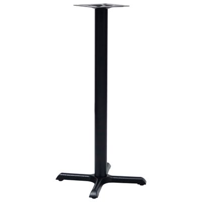 vidaXL Noha pre bistro stôl čierna 56x56x107 cm liatina