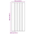 vidaXL Sietková dverová clona proti hmyzu Čierna 110 x 240 cm