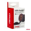 Nabíjačka 2xUSB 12/24V MOD-05 AMiO-02855