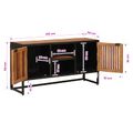 vidaXL Servírovacia skriňa 105 x 30 x 55 cm