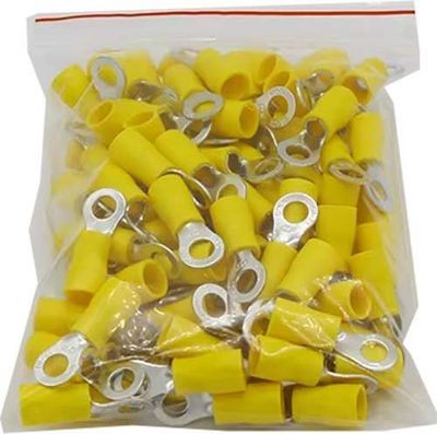 Oko káblové 5,3 mm žlté (RV 5,5-5), balenie 100 ks