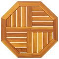 vidaXL Stolová doska 50x50x2 cm osemuholník masívna akácia
