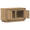 vidaXL TV skrinka 80 x 35 x 45 cm dub artisan Kompozitné drevo