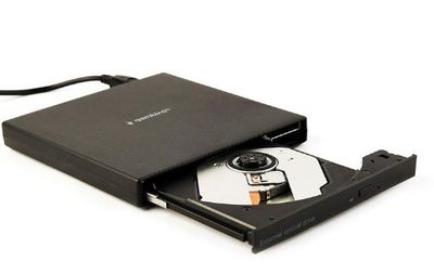 Externá DVD RW mechanika, USB 2.0 pripojenie, čierna, Gembird