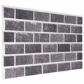 vidaXL Nástenné panely 10 ks 100 x 50 cm Čierna a Šedá EPS pena
