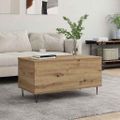 vidaXL Konferenčný stolík dub artisan 90 x 44.5 x 45 cm