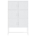 vidaXL Vysoká skrinka biela 80x35x135 cm oceľ