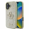 Puzdro Guess pre iPhone 16 6,1" GUHCP16SHG4SGD zlaté tvrdé puzdro Fixed Glitter Big 4G