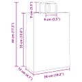 vidaXL Papierové tašky 50 ks s rúčkami žlté 26x12x35 cm