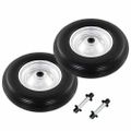 vidaXL Kolesá na fúrik z PU s nápravami 2 ks 4.00-8 390 mm