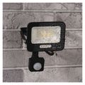 LED reflektor GLARO s pohybovým čidlom, 20 W, čierny, IP54, 2000 lm, neutrálna biela
