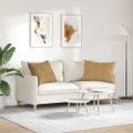 vidaXL Vankúše na pohovku 2 pcs Hnedá 70 x 50 cm Kordúrová tkanina