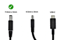 Dell AC adaptér 360W 7,4mm GAN pro Alienware AA16250, AA18250, m16 R1, m18 R1, M18 R2, x16 R2 Napájecí adaptér, 360W, GaN technologie, 7.4mm konektor, 1m kabel, pro Alienware m16/m18/x16, 189 × 86 × 25 mm, 1 kg