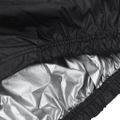 vidaXL Kryt na motocykel čierny 245x105x125 cm 210D oxford