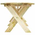 vidaXL 4-dielna záhradná jedálenská súprava impregnovaná borovica