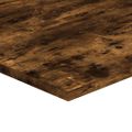 vidaXL Nástenné police 4 ks dymový dub 80x40x1,5 cm kompozitné drevo