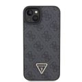 Guess puzdro pre iPhone 15 Plus 6,7" GUHCP15MP4TDSCPK čierne hardcase Crossbody 4G Metal Logo