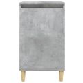 vidaXL Nočné stolíky 2 ks betónovo sivé 40x35x70 cm spracované drevo