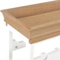 vidaXL Skrinka na víno, biela 70x22,5x70,5 cm, MDF