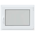 vidaXL Otočné a sklopné okno do suterénu RISOR 80 x 60 cm PVC a sklo