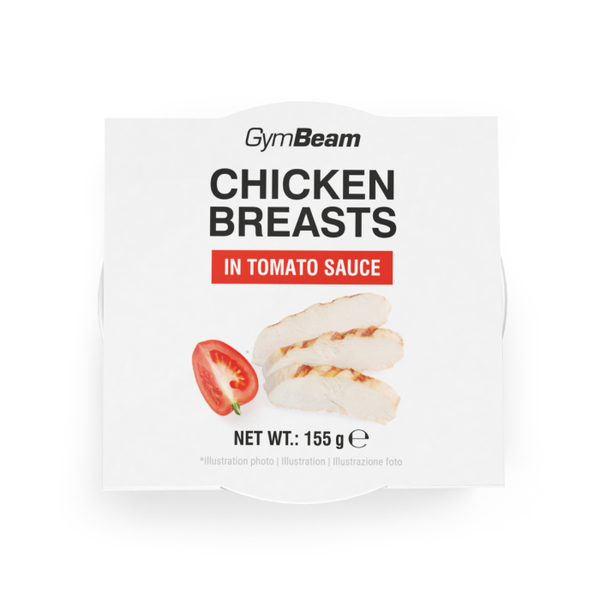 Kuracie prsia v paradajkovej omáčke - GymBeam, 155 g