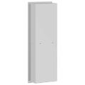 vidaXL Sprchový výklenok Strieborná 60 x 20 x 9,5 cm