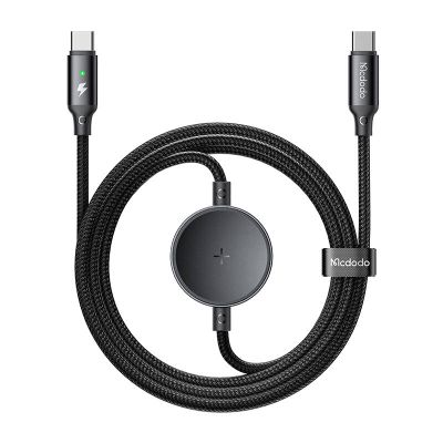 Kábel MCDODO CA-4170 USB-C 1,5m Black + nabíjačka na Samsung Watch