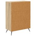 vidaXL Zásuvkový kabinet 66 x 34,5 x 90 cm Kompozitné drevo Dub sonoma