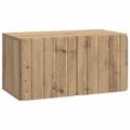 vidaXL Nástenná TV skrinka 59,5 x 31 x 30 cm Dub artisan