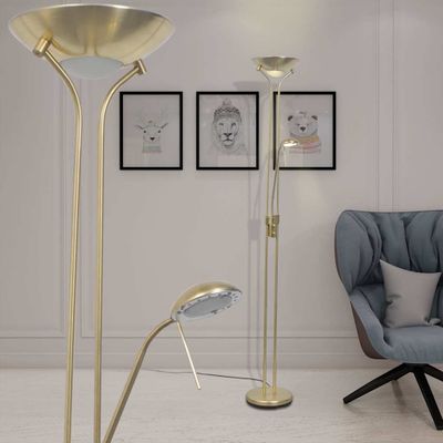 vidaXL Stmievateľná LED stojanová lampa 23 W
